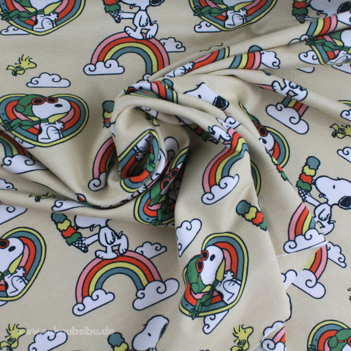 Bio-Jersey Snoopy Regenbogen (Lizenz)